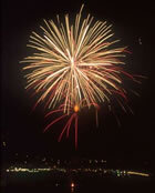 Els focs omplen el cel de les nits