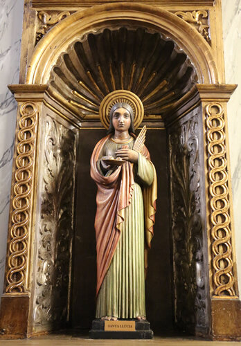 Imatge de Santa Llúcia al santuari del Vinyet, Sitges (el Garraf)