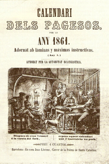 Calendari dels Pagesos 1861