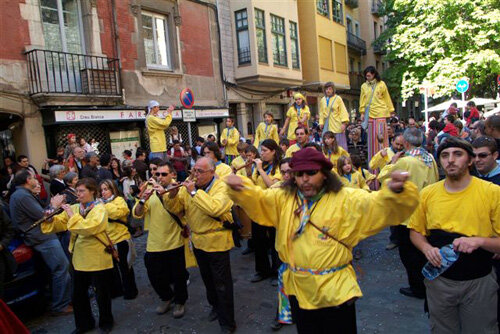 La colla gegantera Fal·lera Gironina ha contribuït en bona mesura a revitalitzar la festa