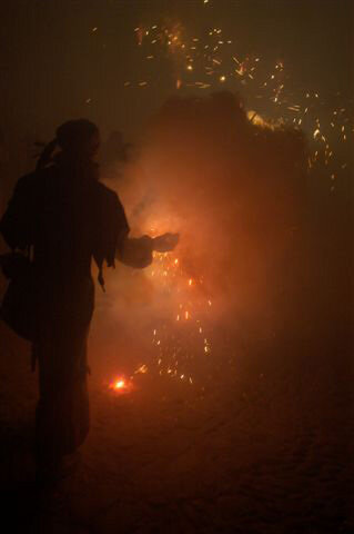 El correfoc del primer dissabte de Fires és sempre un èxit