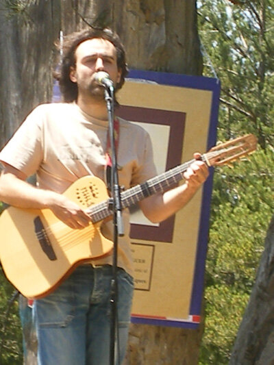 El cantautor Roger Mas va amenitzar l'aplec del 2007