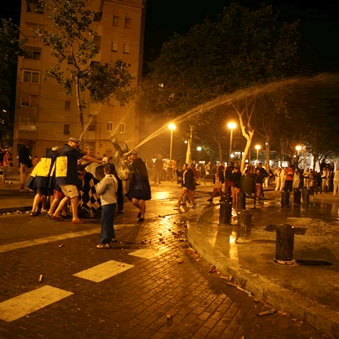 El Burricorni fent de les seves