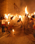Les falles es dipositen en uns espais especials