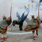 Ballant amb el drac. Foto: Manel Carrera
