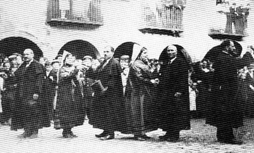 Imatge del ball de pabordes en una data indeterminada dels anys 40