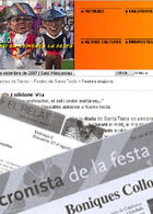 Per Internet o en paper, diferents suports amb què es difon el relat festiu