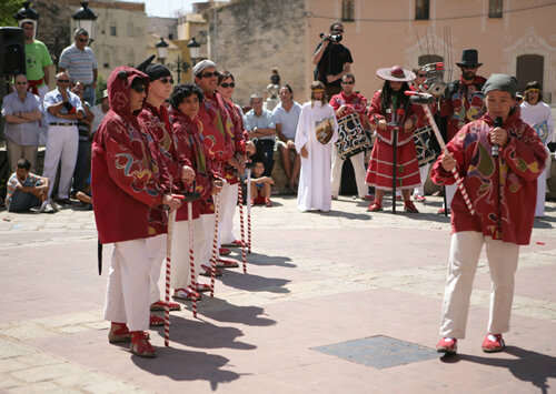 Un moment del ball parlat i versots