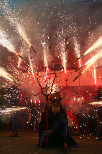Encesa del ceptrot de Sant Quintí de Mediona, 2013
