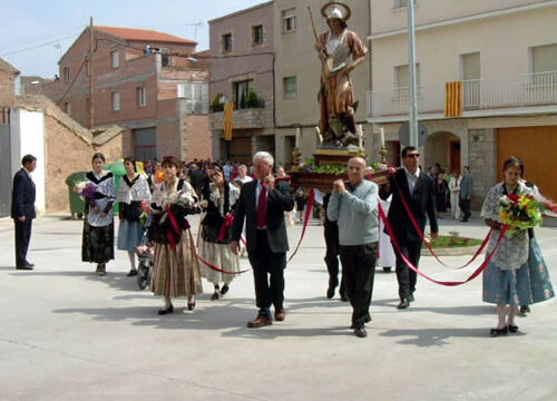 Processó amb la imatge de sant Jordi