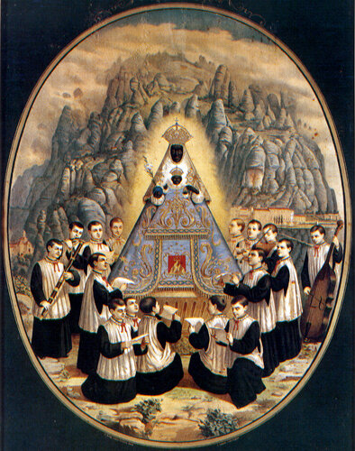 La Moreneta amb el vestit