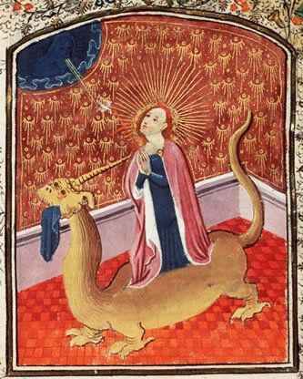 Santa Margarida, en una pintura holandesa del 1440