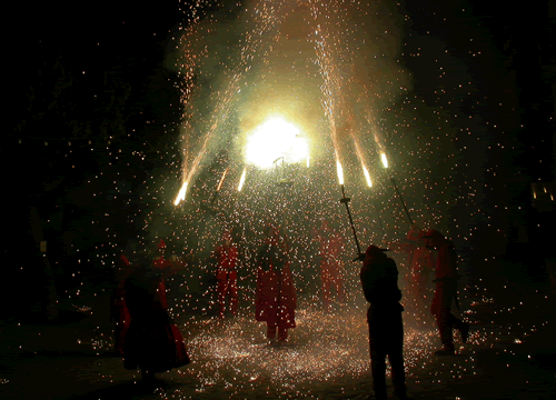Encesa durant el Tomb de Foc