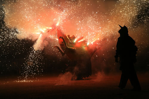 Drac que acompanya els diables