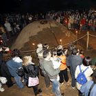 Expectació el dia de l'encesa