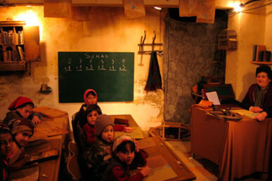 Classe a l'escola