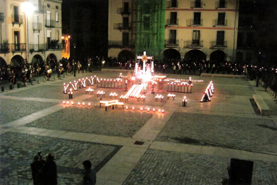 Quadre de llum a la plaça