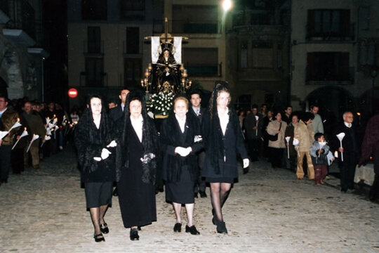 Priora i vicepriora junt amb les sagristanes