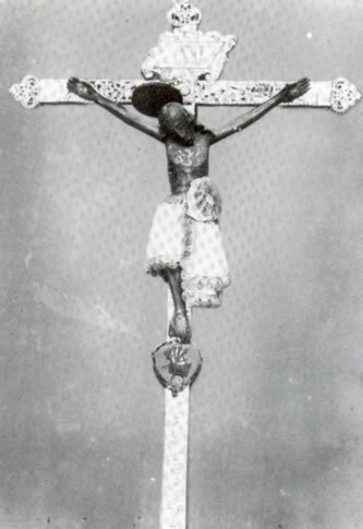 Imatge original del Sant Crist, desapareguda durant la Guerra de 1936-39