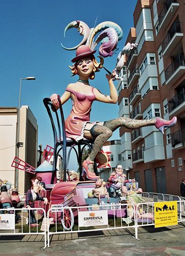 Un del monuments fallers, l'any 2006