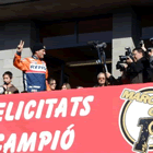 Motorista campió rebut al seu poble