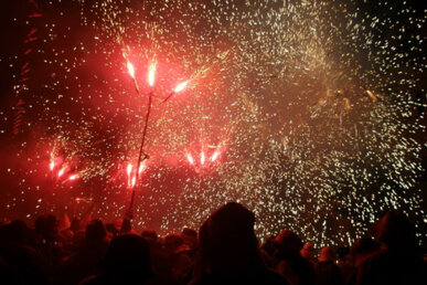 Un moment del correfoc