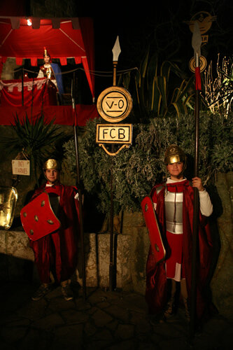 Soldats romans davant la torre
