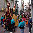 La cercavila amb els gegants. Foto: © 2003 La Miranda