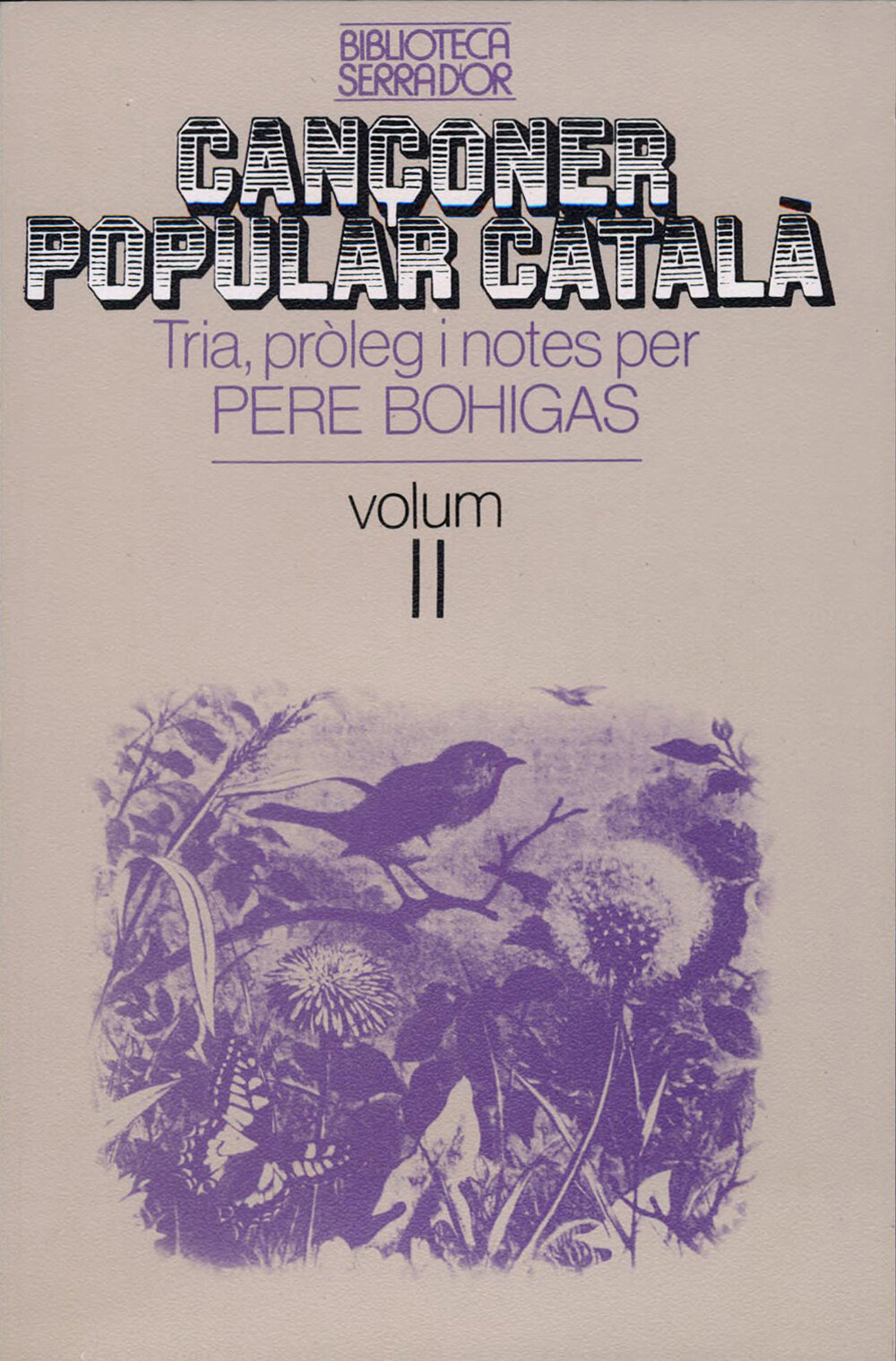 Cançoner popular català, II