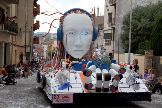 Carrossa de la colla Confetti