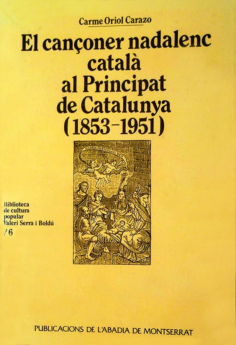 El cançoner nadalenc català al Principat de Catalunya (1853-1951)