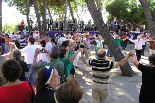 La cobla i les rotllanes