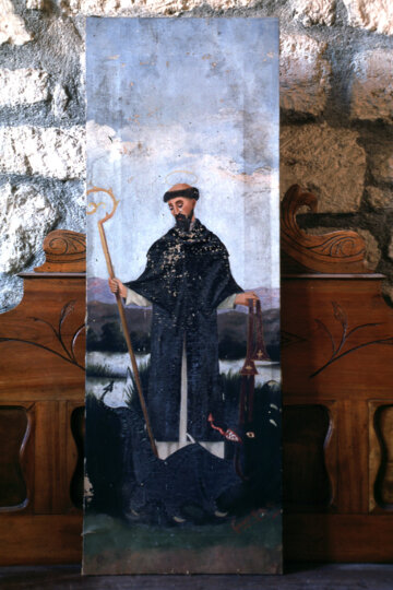 Pintura de Sant Mer i el drac