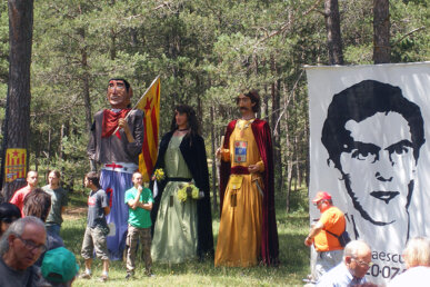 Gegants a la trobada de l'any 2007. Foto: Joan Requesens