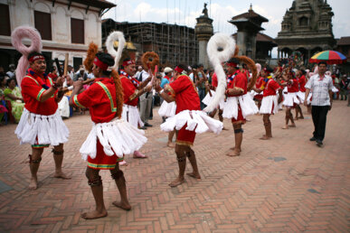 Ball de bastons a Nepal