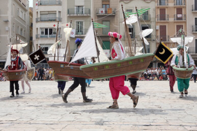 Naumàquia a la Plaça Sant Pere