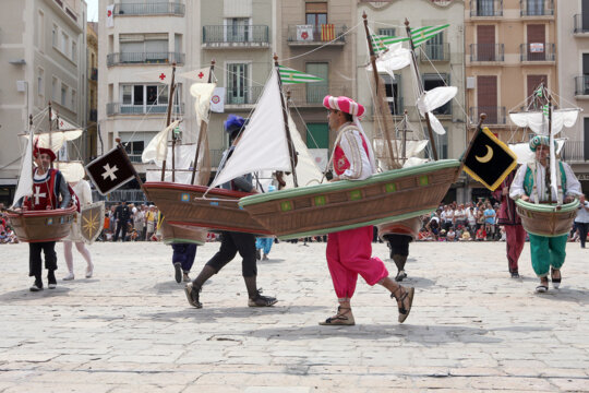 Naumàquia a la Plaça Sant Pere