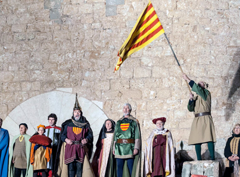 Bandera de Catalunya a Bellcaire d'Empordà
