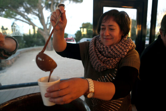 Repartiment de xocolata