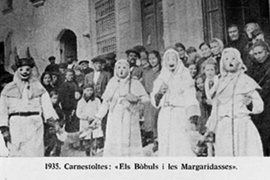 Tres Margaridasses al Carnestoltes de 1935