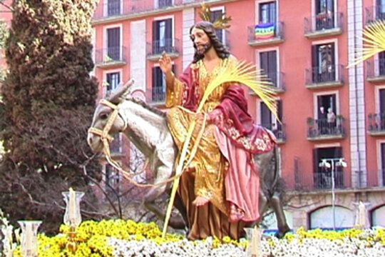 La burreta amb Jesús a sobre