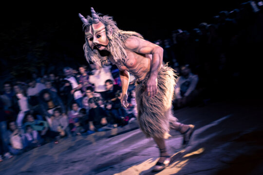 El mascle cabró, durant el Ritual