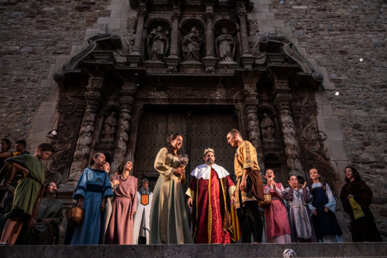 Un moment de l'escenificació teatral