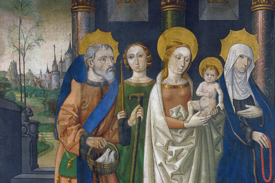 Presentació de Jesús al Temple, quadre del Mestre de la Seu d'Urgell (s.XV)