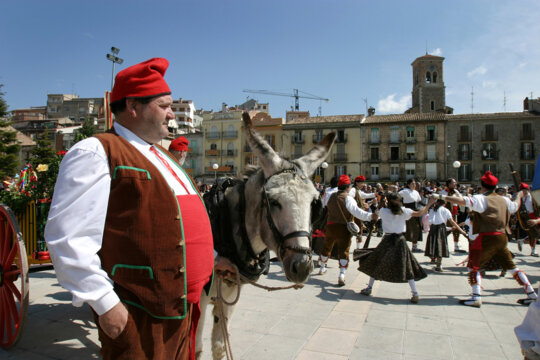 Una diligència del segle XIX acompanya la festa