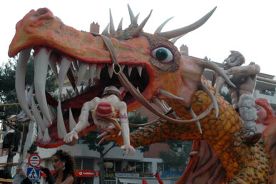Carrossa de la colla Garnatxa, guanyadora del Carrousel del 2006