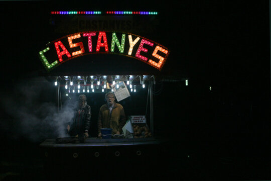 Parada amb llums de neó