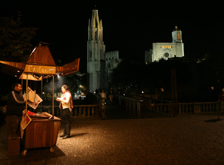Parades de castanyes a Girona