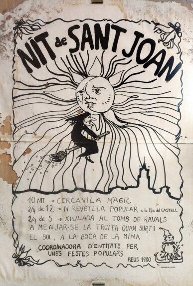 Cartell de la Nit de Sant Joan a Reus (1980)