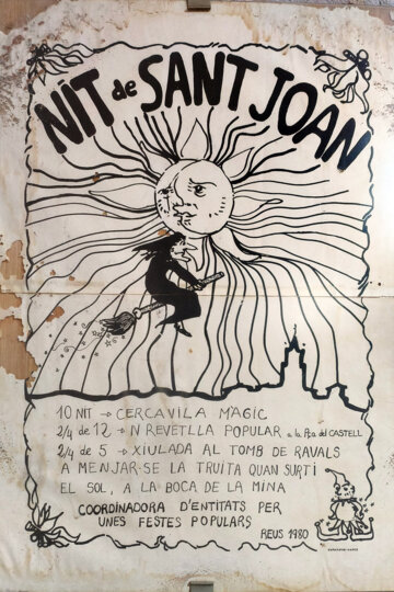 Cartell de la Nit de Sant Joan a Reus (1980)
